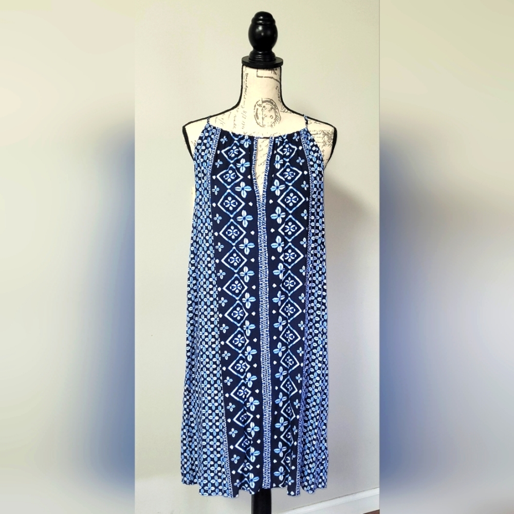 Tommy Bahama blue/white short dress in Medium